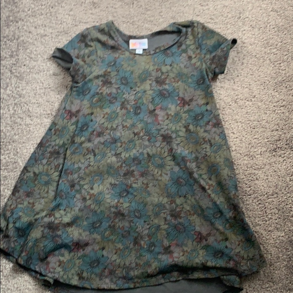 LuLaRoe Scarlet floral dress 4